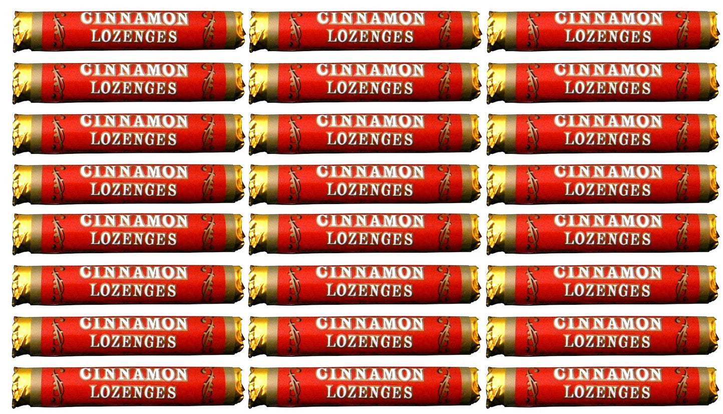 24 x Ritchies Cinnamon Lozenges Roll
