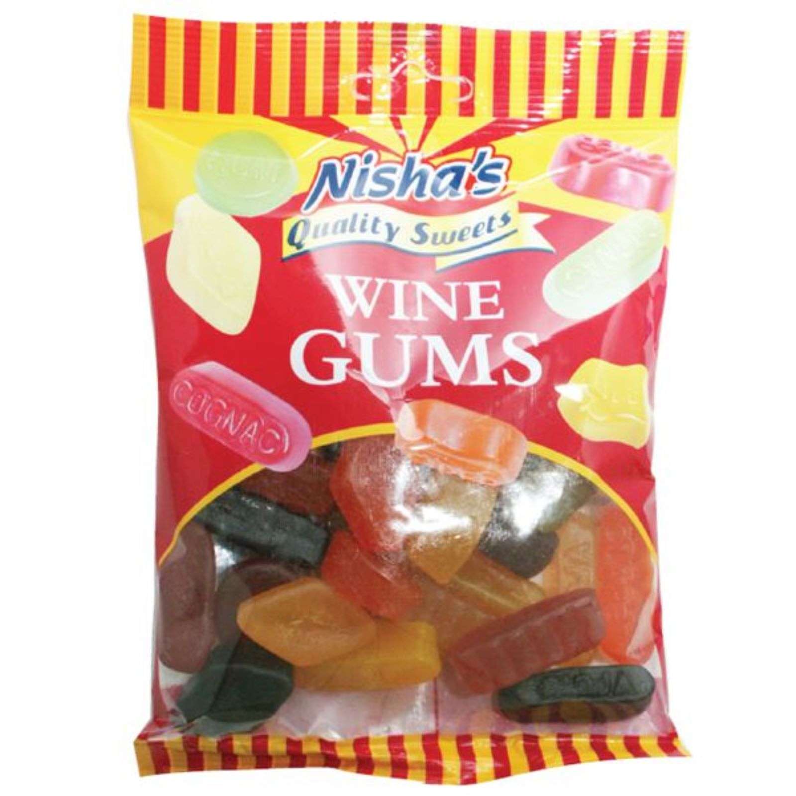 12 x Nisha Wine Gums - 120g