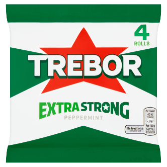 12 x Trebor Extra Strong Mints 4 Pk