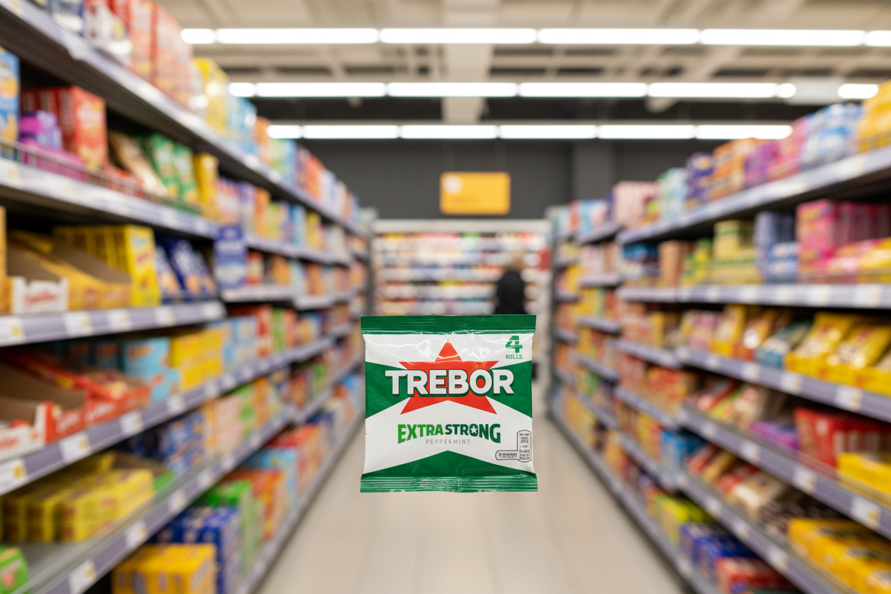 12 x Trebor Extra Strong Mints 4 Pk