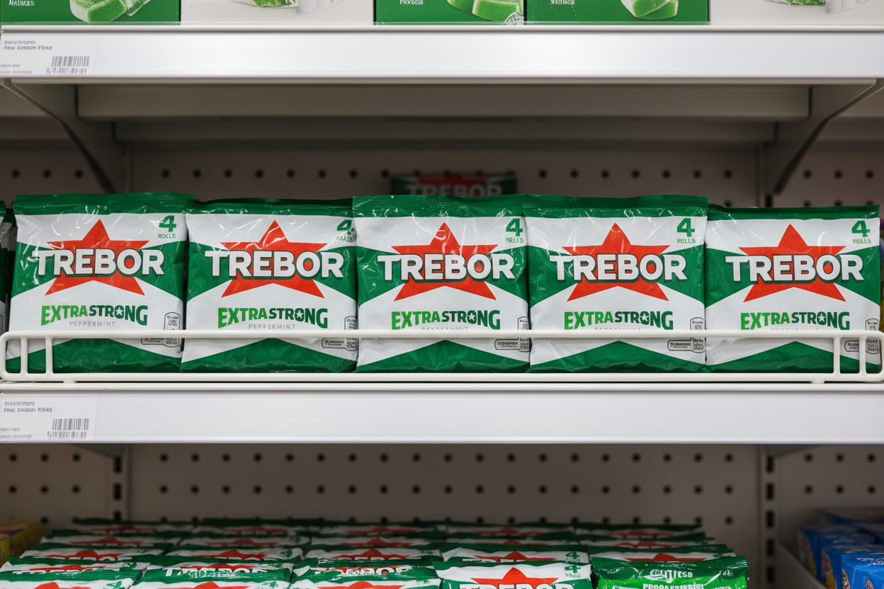 6 x Trebor Extra Strong Mints 4 Pk
