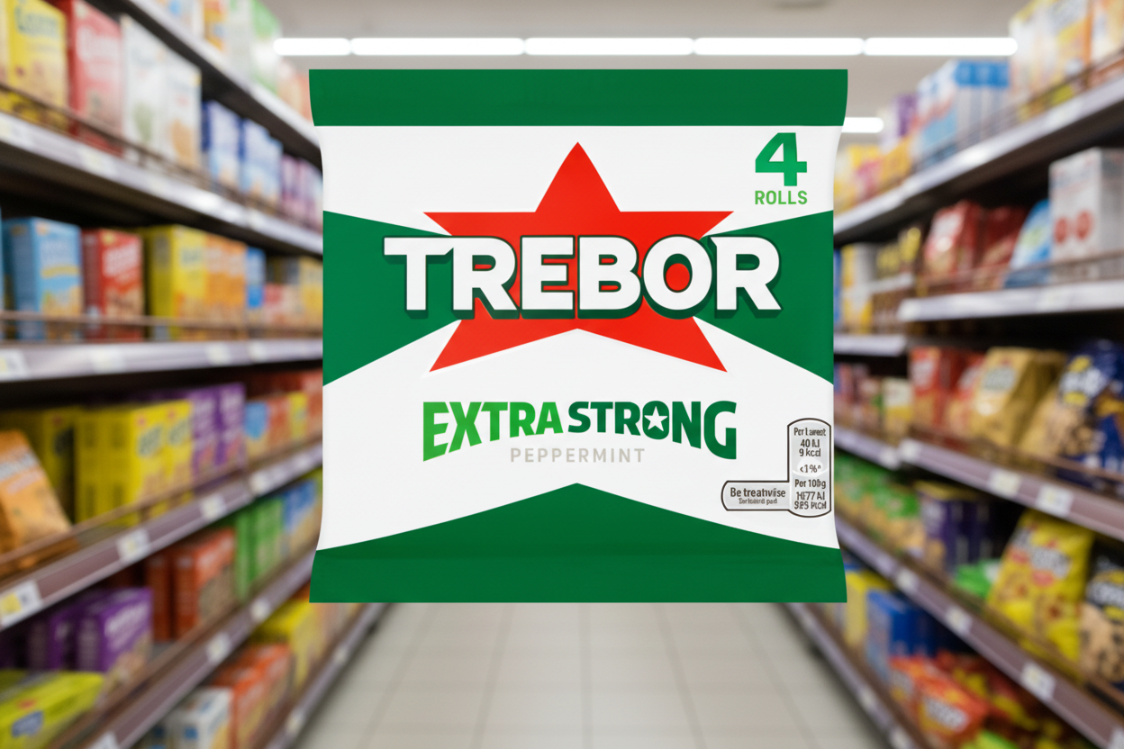 6 x Trebor Extra Strong Mints 4 Pk