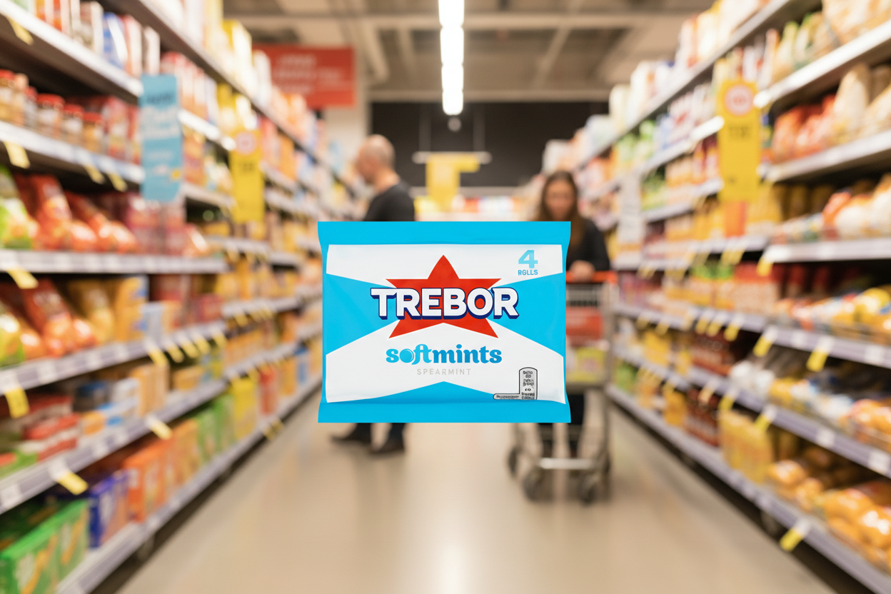 18 x Trebor Softmints Spearmint 4 Pk - 179GM