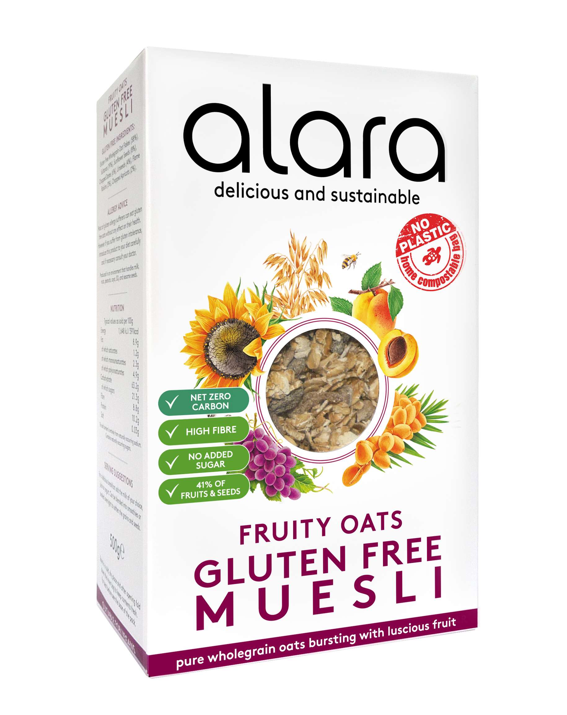 Alara Fruity Oats GF Muesli - 500g
