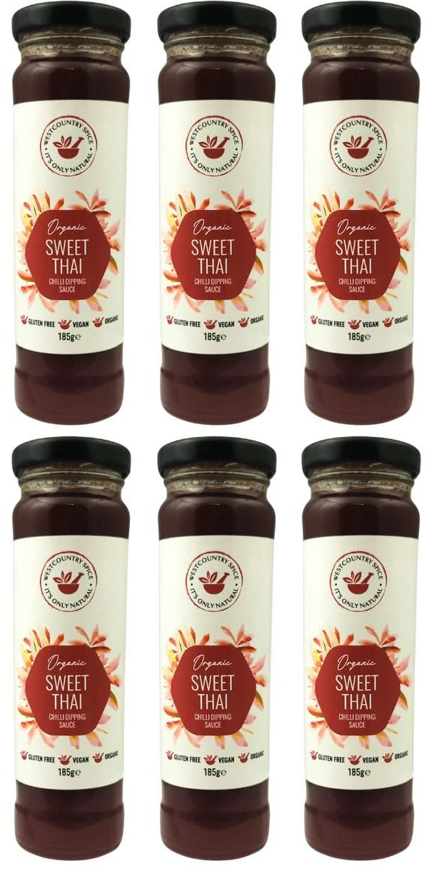 6 x Westcountry Spice Org Sweet Thai Sauce - 185g