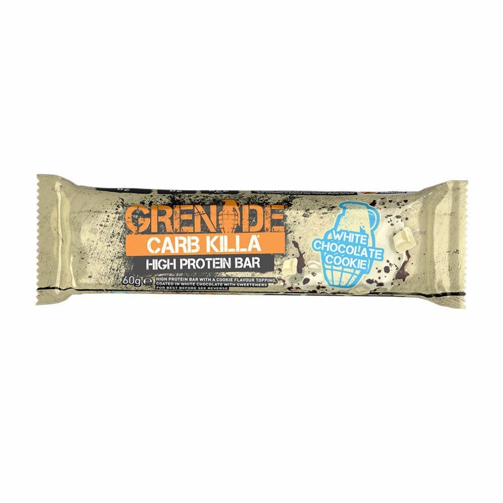 12 x Grenade White Chocolate Cookie Flavour 60G