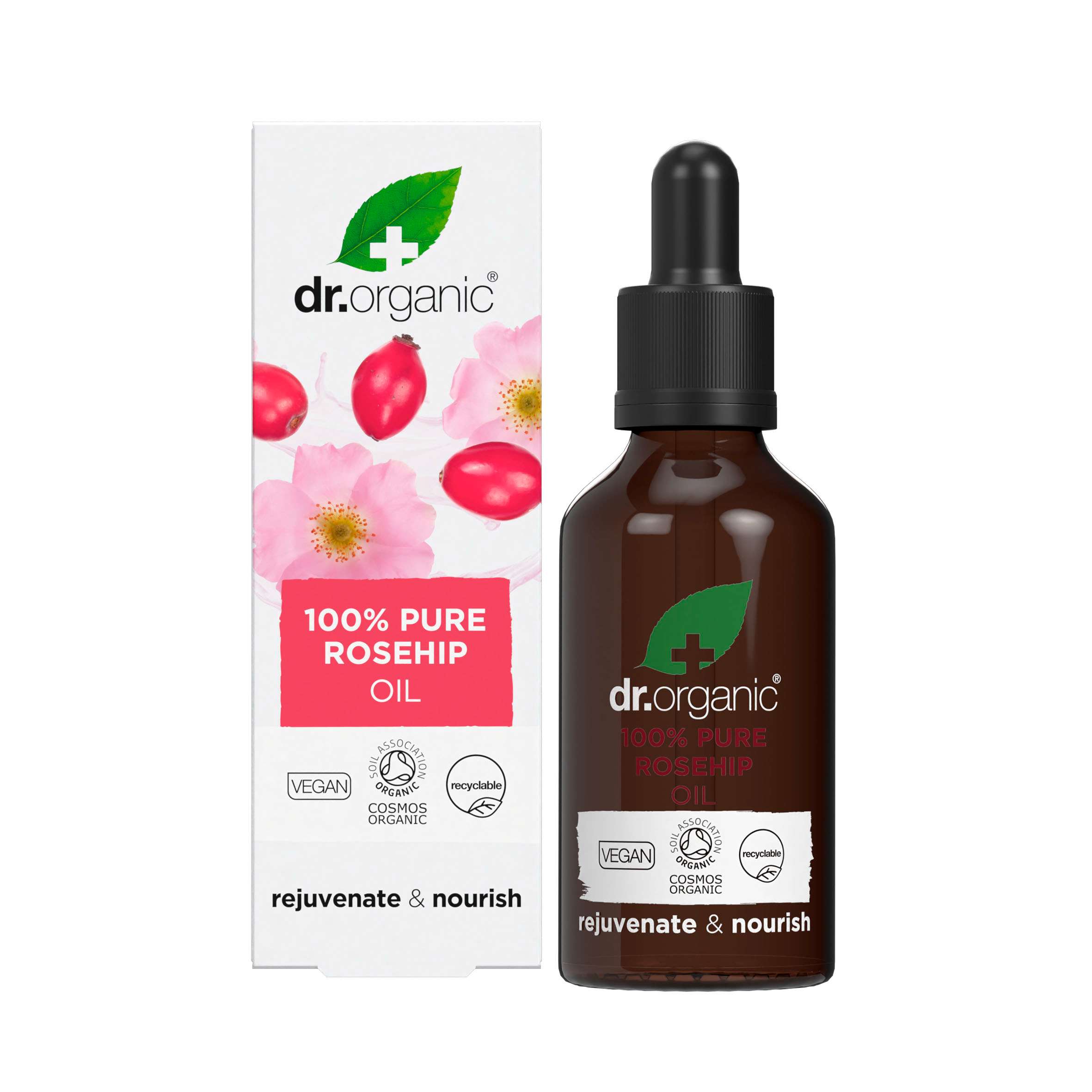 Dr Organic Rosehip Pure Oil - 50ml
