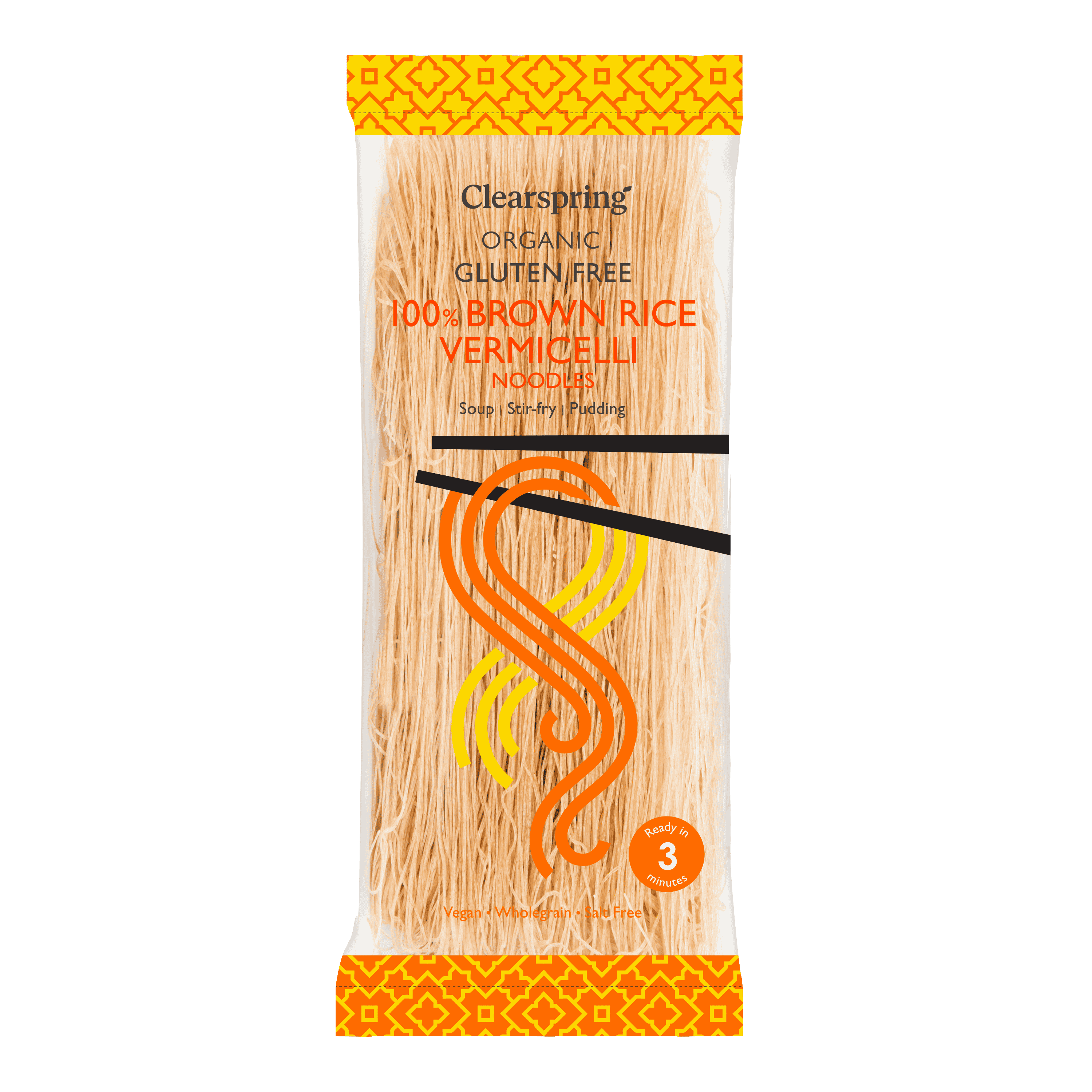 Clearspring Org GFBrown Rice Vermicelli Noodles - 180g