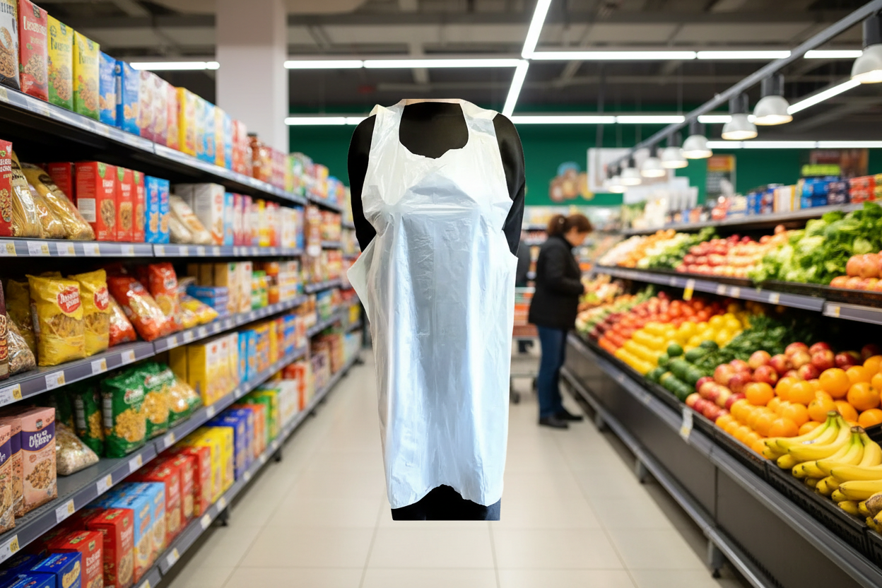 Spiritpak White Aprons  On Roll 28  X 46  - 1 X 200  S.