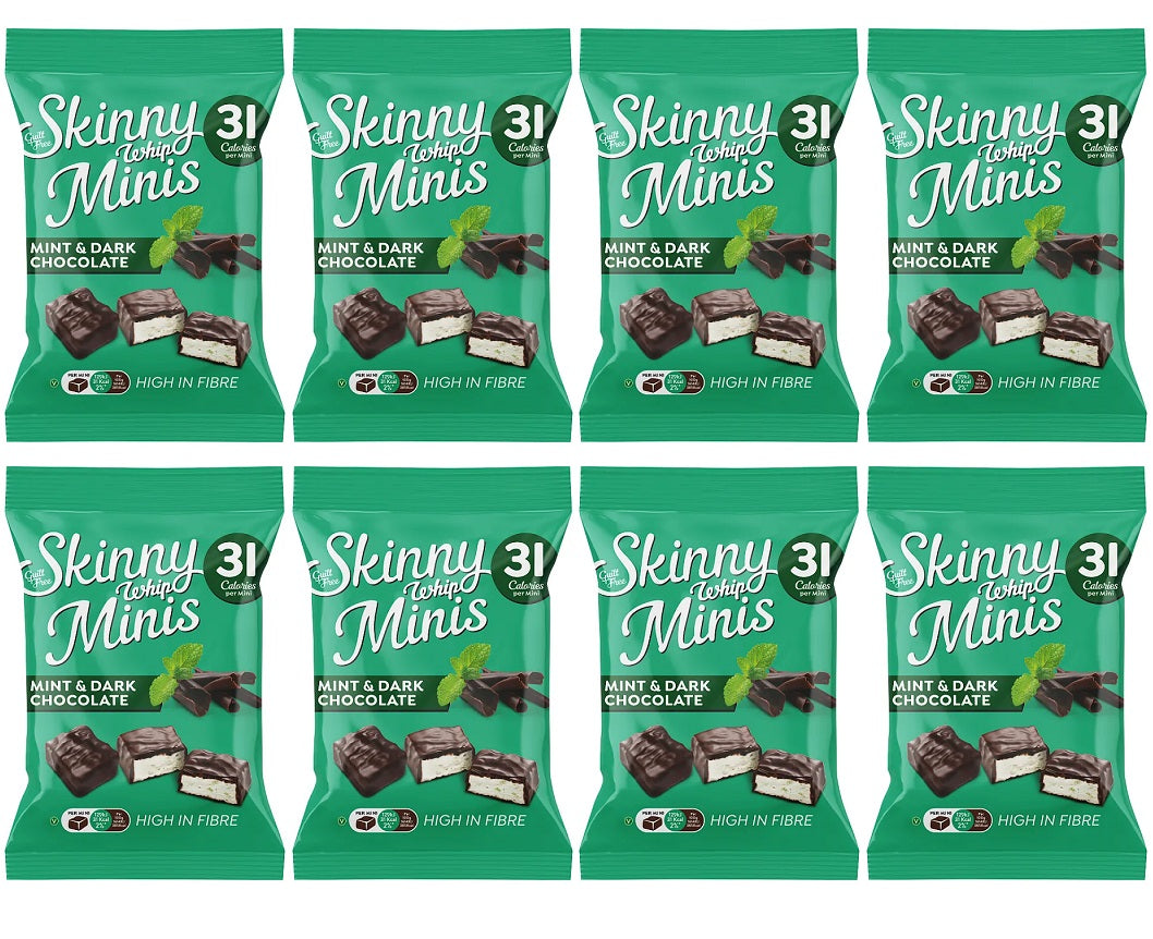 8 x Skinny Whip Minis Mint  - 88GM