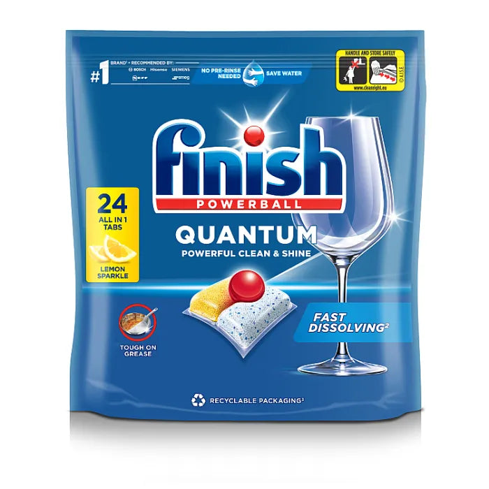 7 x Finish Quantum Lemon - 24 PACK