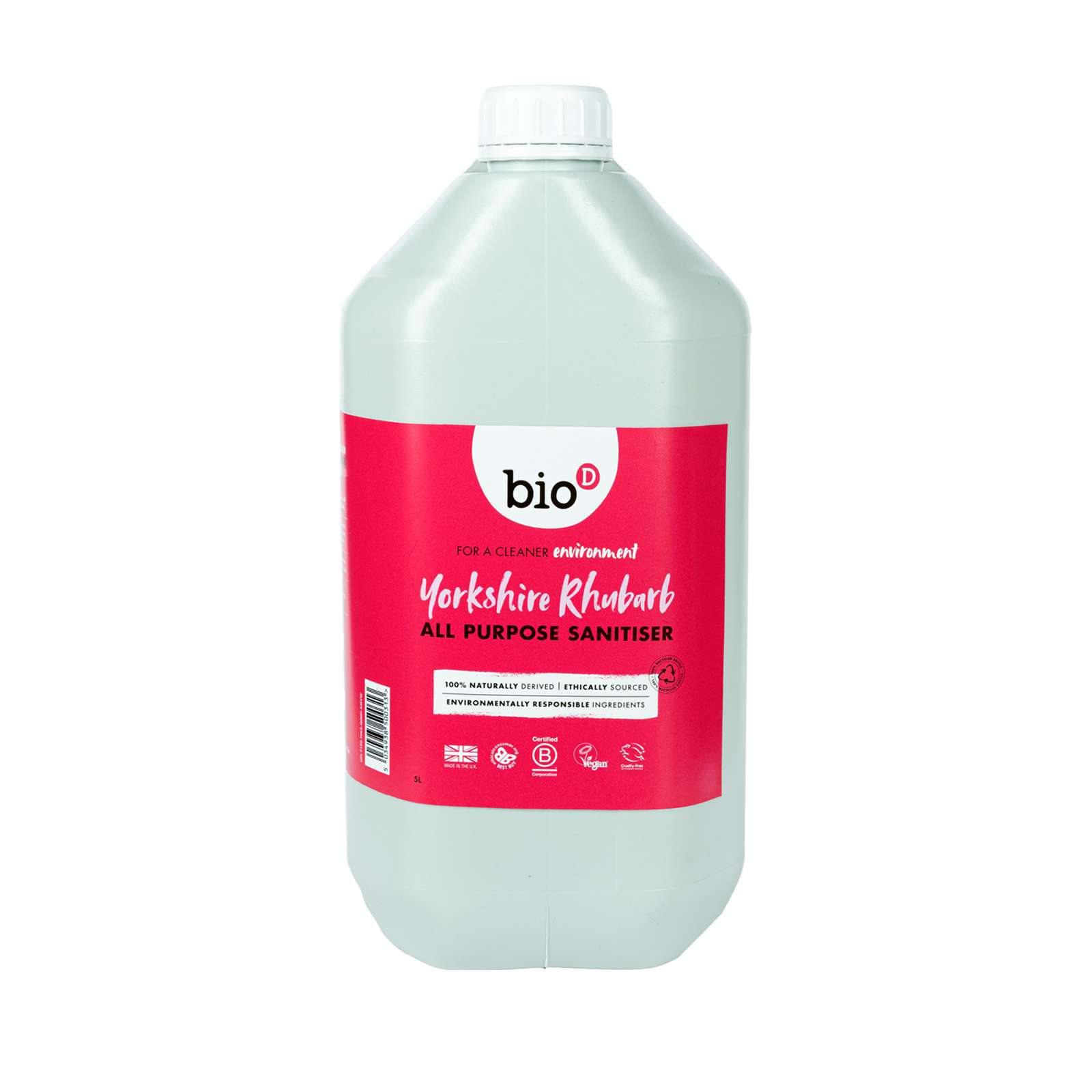 Bio-D York Rhubarb All Purpose Sanitiser - 5ltr