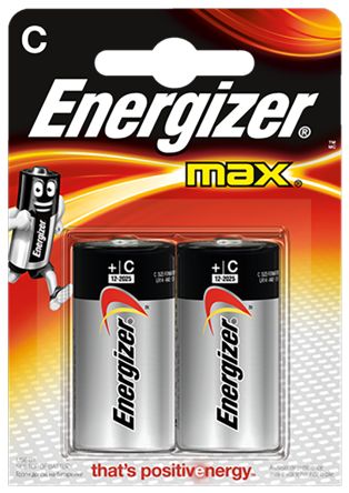 6 x Energizer Max C Batteries Alkaline 2 Pack