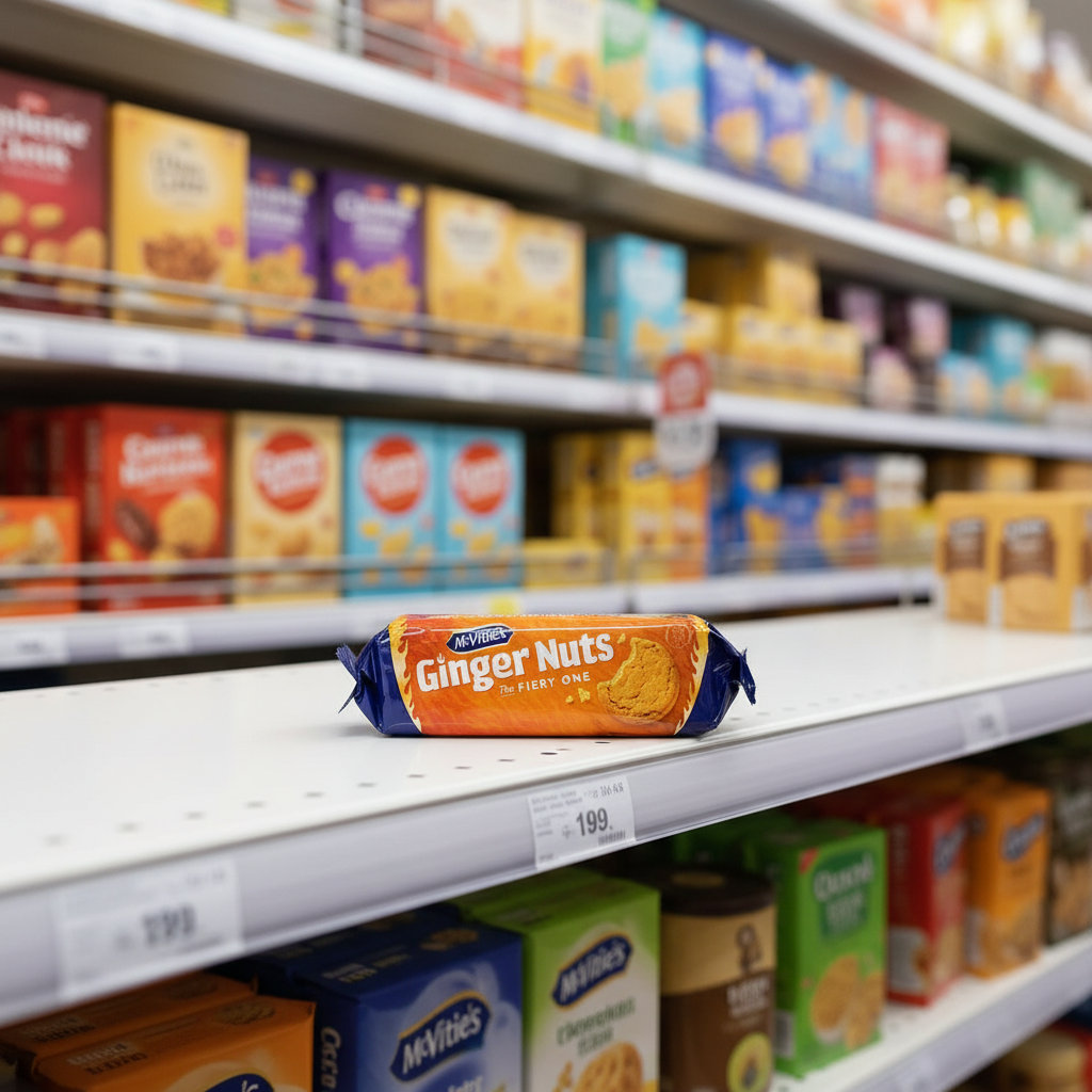 12 x Mcvities Ginger Nuts - 250GM