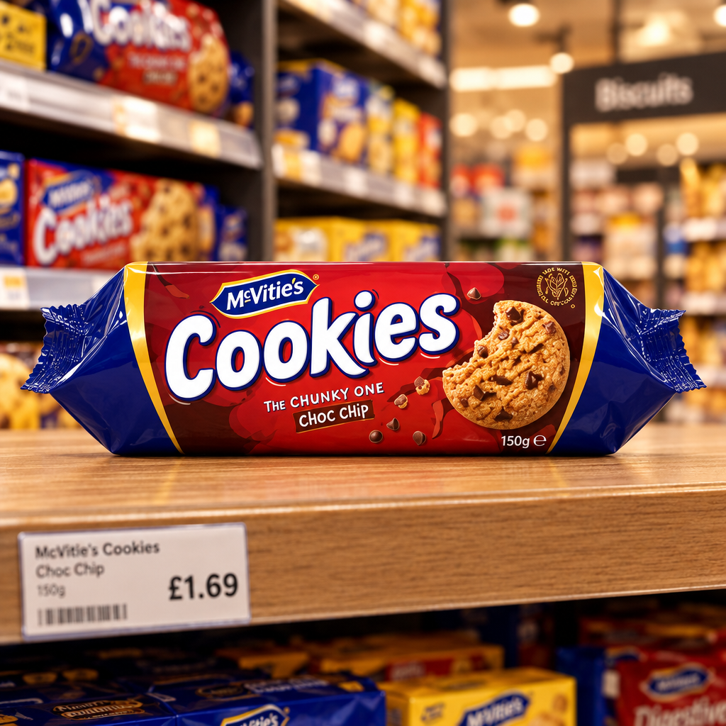 12 x Mcvities Choc Chip Cookies  - 150GM