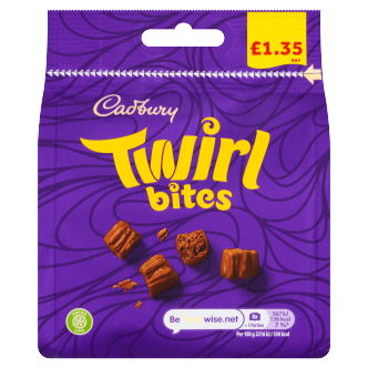 10 X Cadbury Twirl Bites 95GM