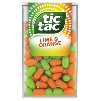 24 X Tic Tac Lime Orange T100