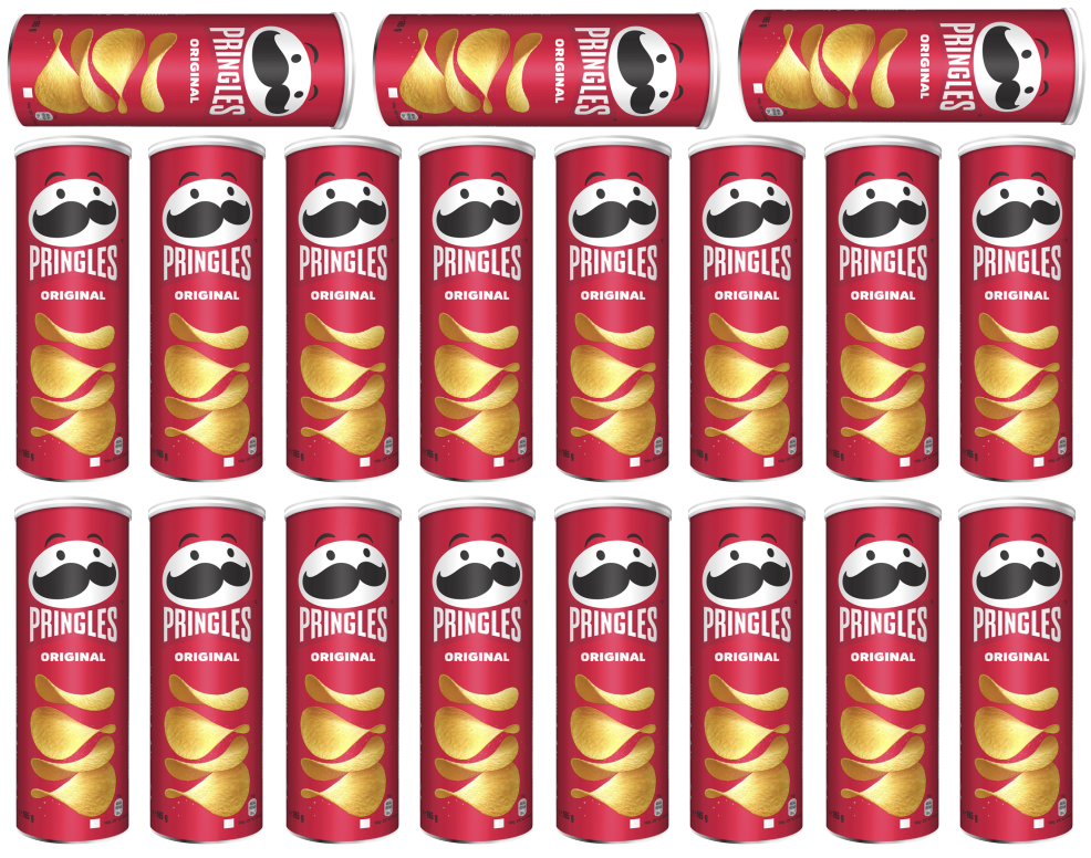 19 X Pringles Original 165G