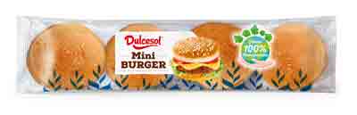 Dulcesol Mini Burger Buns 8 Pack - 190Gm