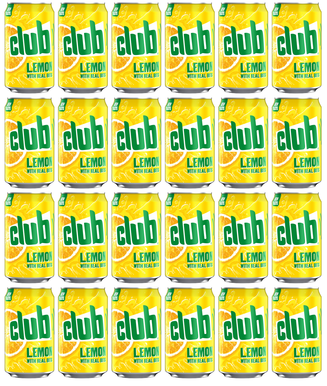 24 X Club Lemon Cans 330ML