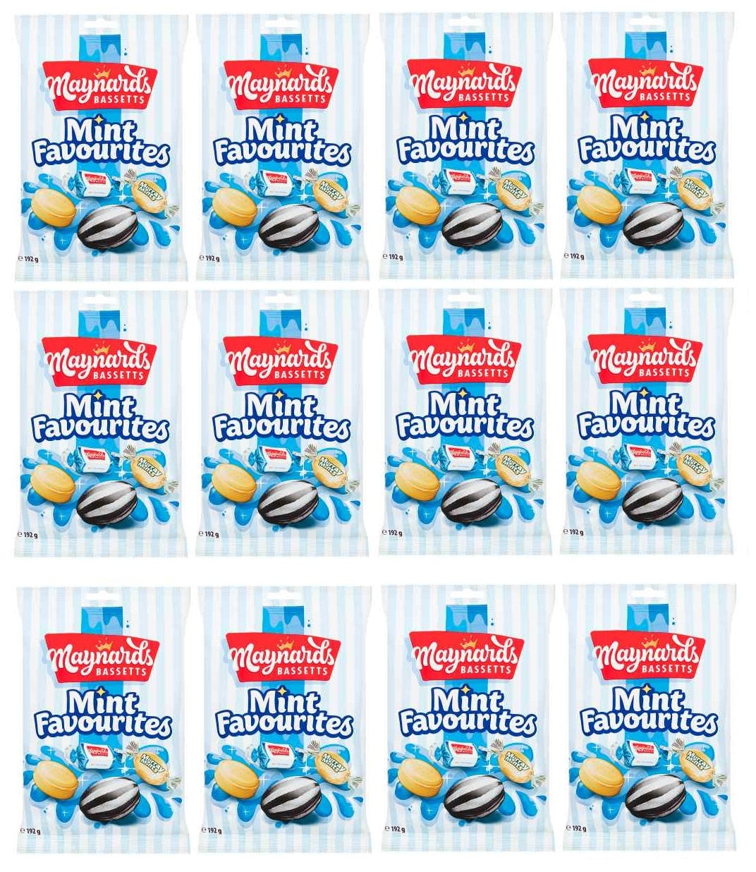 12 x Maynards Mint Favourites Bag - 192GM