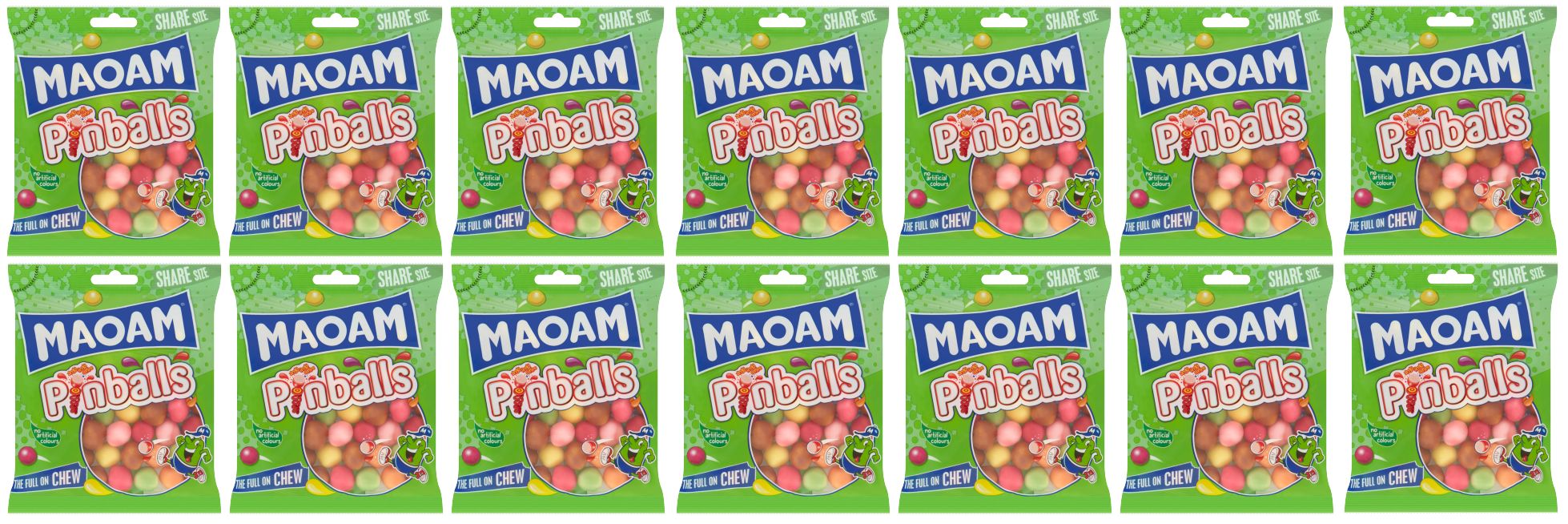 14 x Haribo Maoam Pinballs - 140Gm