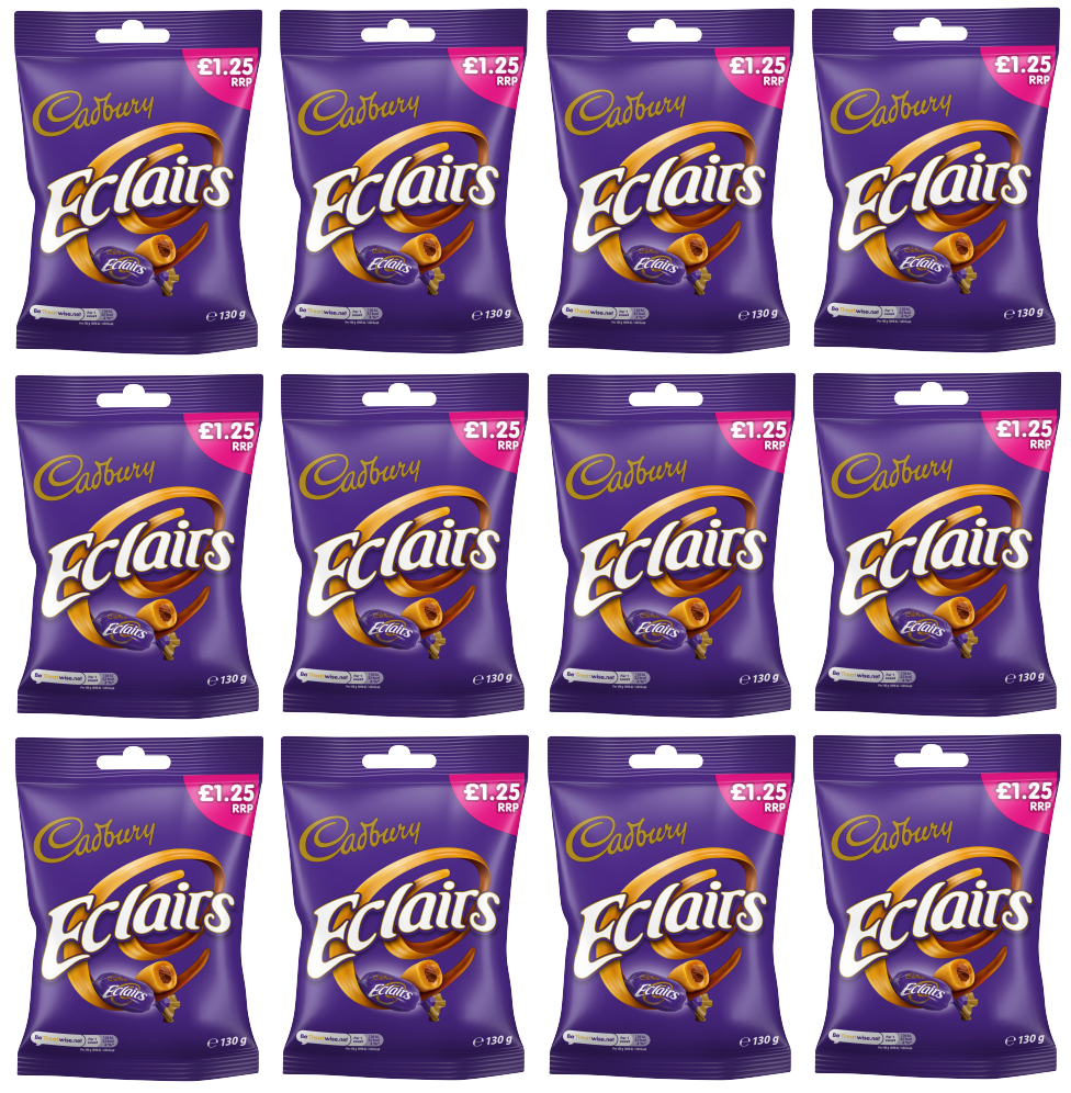 12 x Cadbury Eclairs Classic - 130Gm