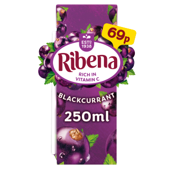 24 x Ribena Blackcurrant Carton - 250Ml