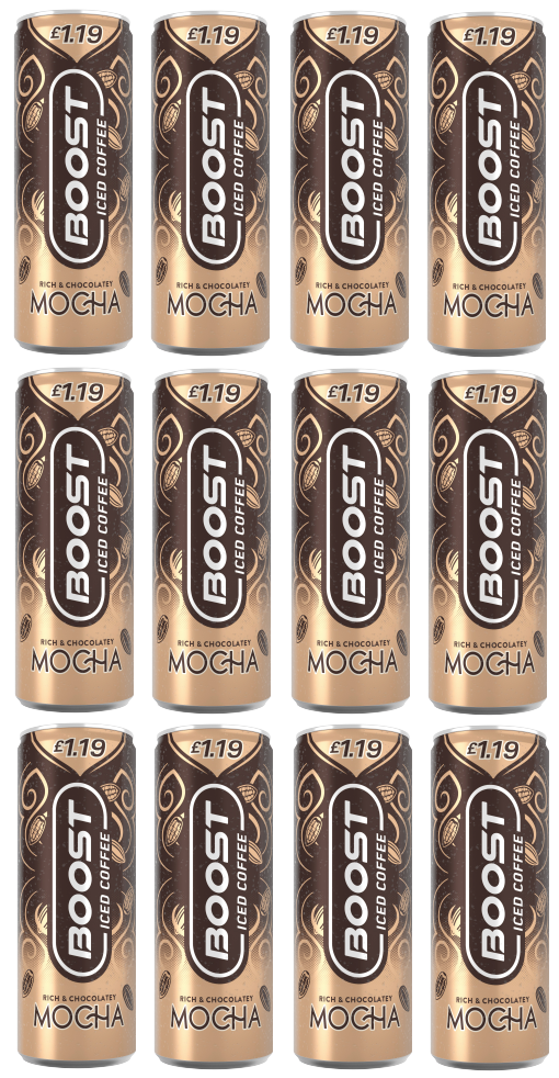 12 x Boost Iced Coffee Mocha  - 250Ml