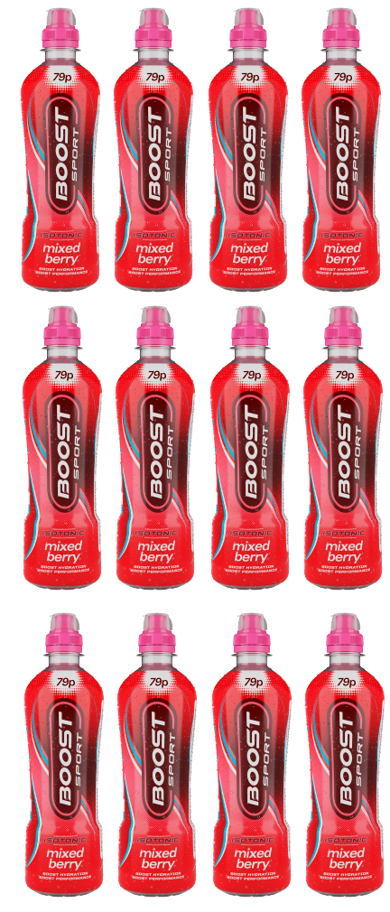 12 x Boost Sport Mixed Berry - 500Ml