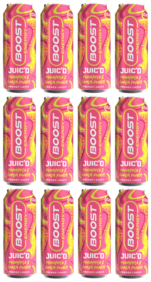 12 x Boost Juic'D Pineapple & Guava Punch - 500Ml