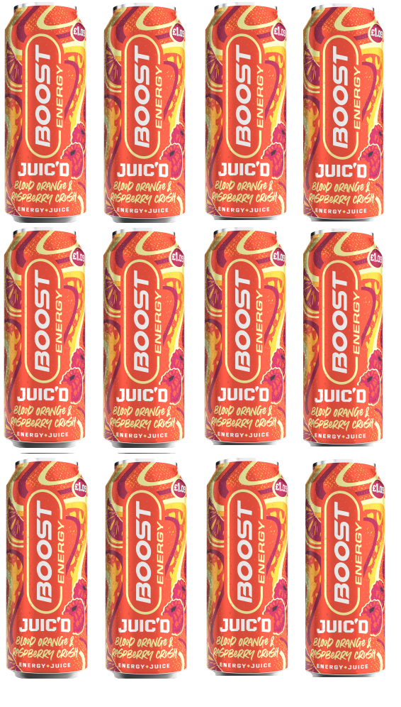 12 x Boost Juic'd Blood Orange & Raspberry Crush - 500ML