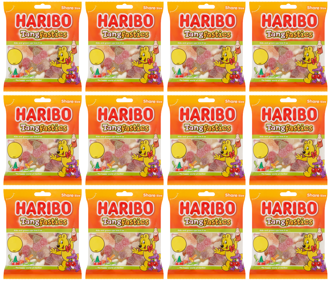 12 x Haribo Tangfastics - 140Gm