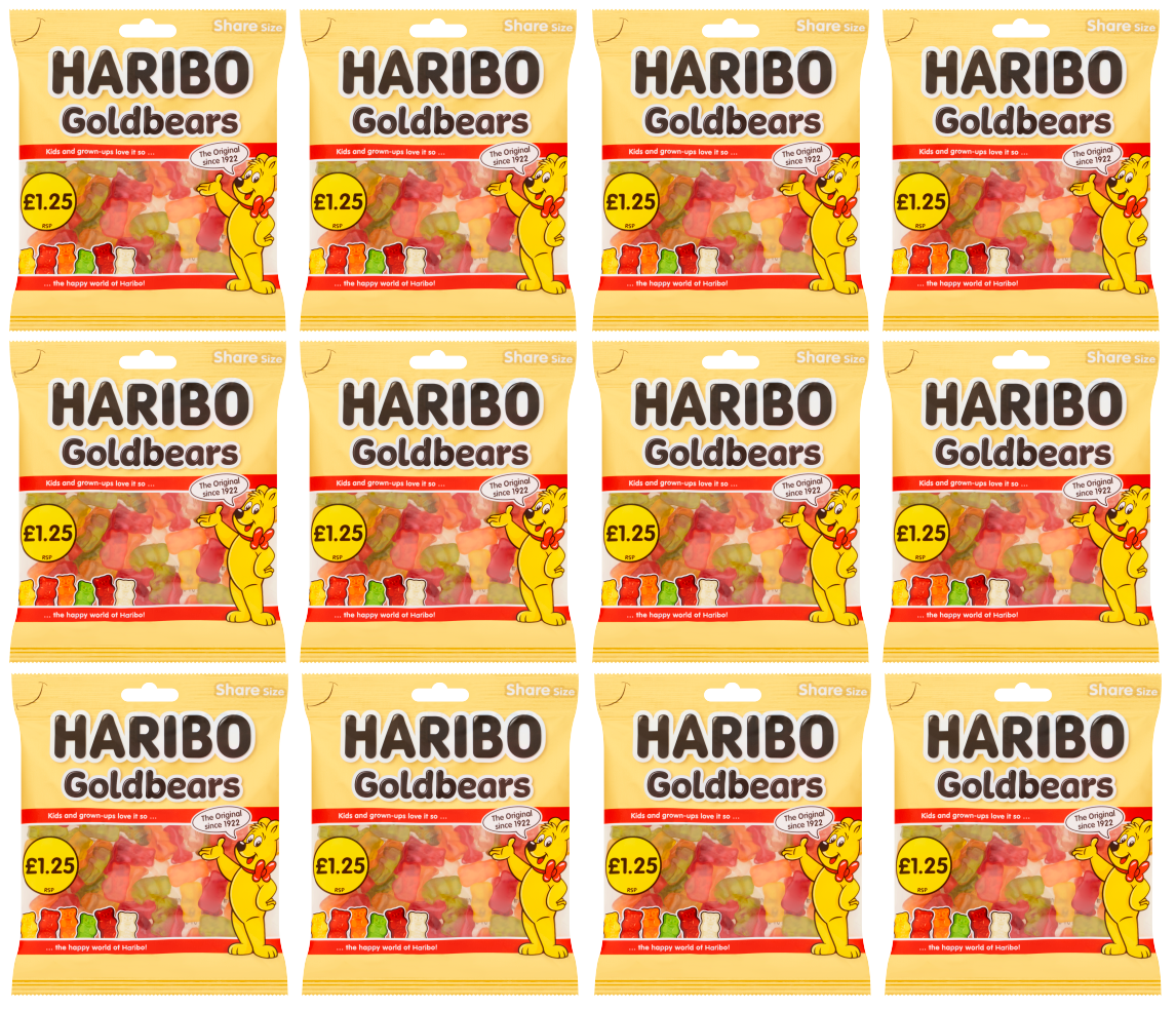 12 x Haribo Gold Bears - 140Gm