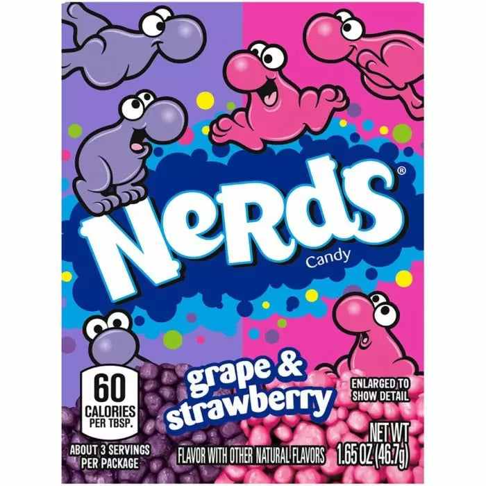 36 x Nerd Grape And Strawberry Impulse Pack - 46.7G