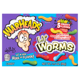 12 X Warhead Lil Worms Theatre Box 99G