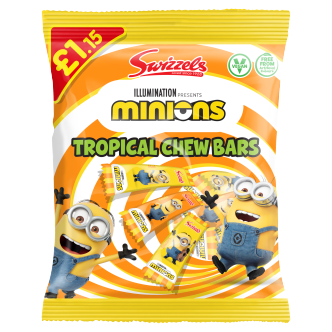 12 x Minions Mini Chew Bar Bag - 120G