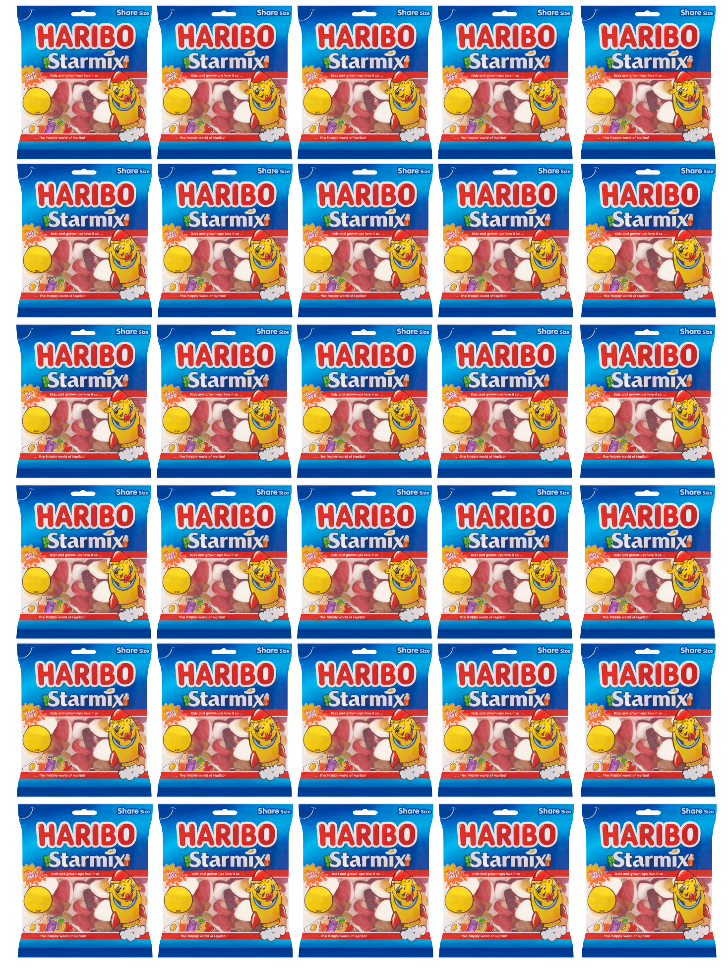 30 x Haribo Starmix - 140GM