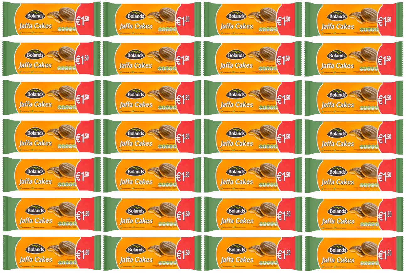 28 x Bolands Jaffa Cakes 135G