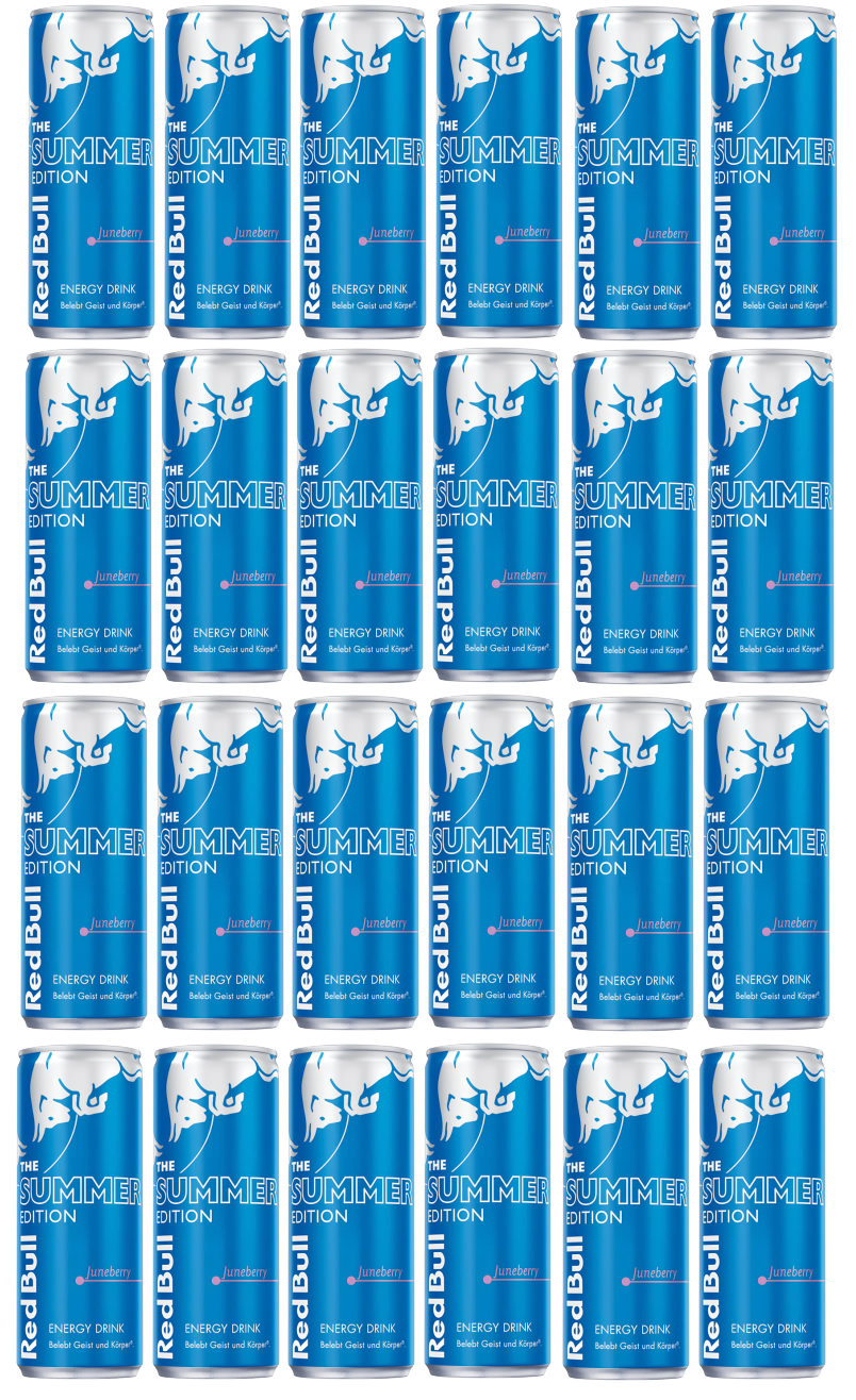 24 x Red Bull Energy Drink Editions Juneberry - 250ML