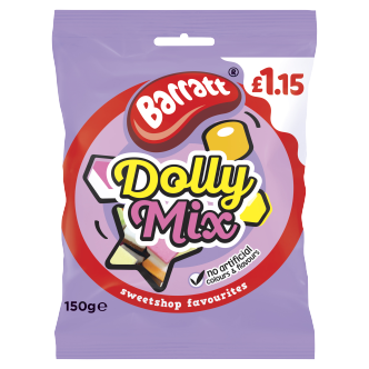 12 X Barratt Sweet Shop Dolly Mix 150G