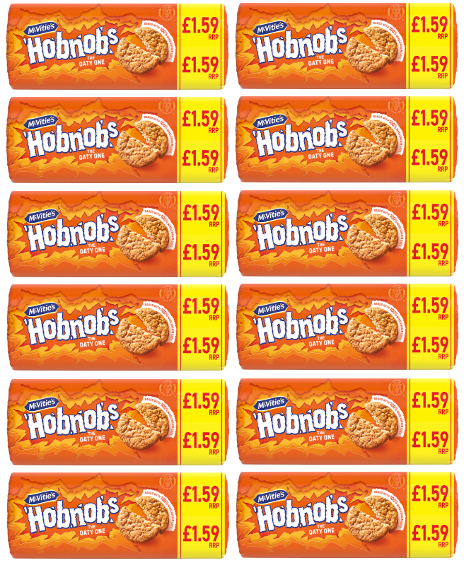 12 X Mcvities Hobnobs 255G