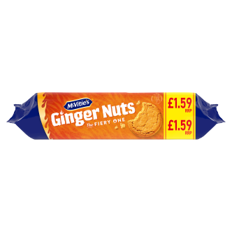 12 X Mcvities Ginger Nuts 250G