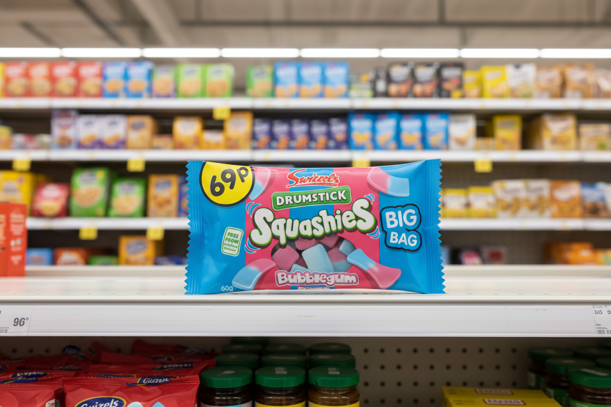 30 X Squashies Drumstick Bubblegum 60GM