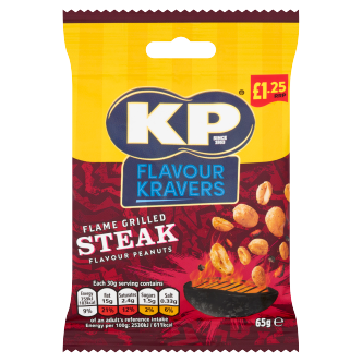 16 X Kp Flamed Grilled Steak Peanuts 55GM