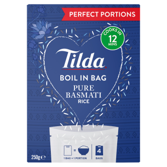 8 X Tilda Boil In The Bag Basmati 250GM