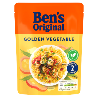 6 X Ben's Original Golden Veg Rice 220G