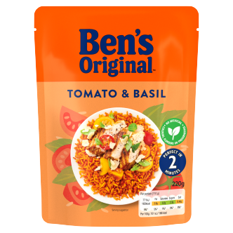 6 X Ben's Original Tom & Basil Rice 220g