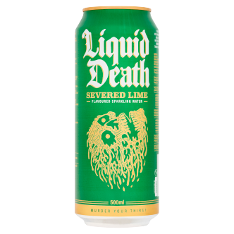12 X Liquid Death Severed Lime Sparkling Water 500ML