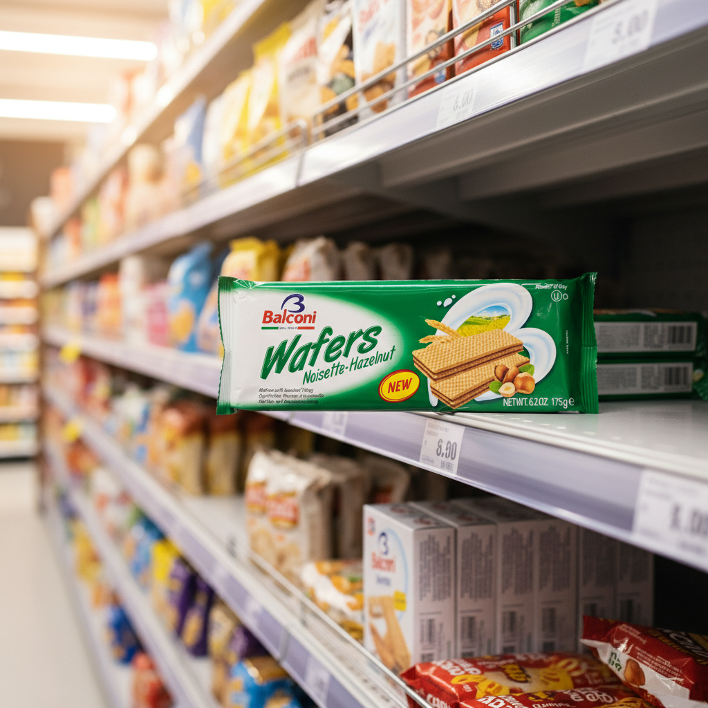 24 x Balconi Wafer Hazelnut - 175GM